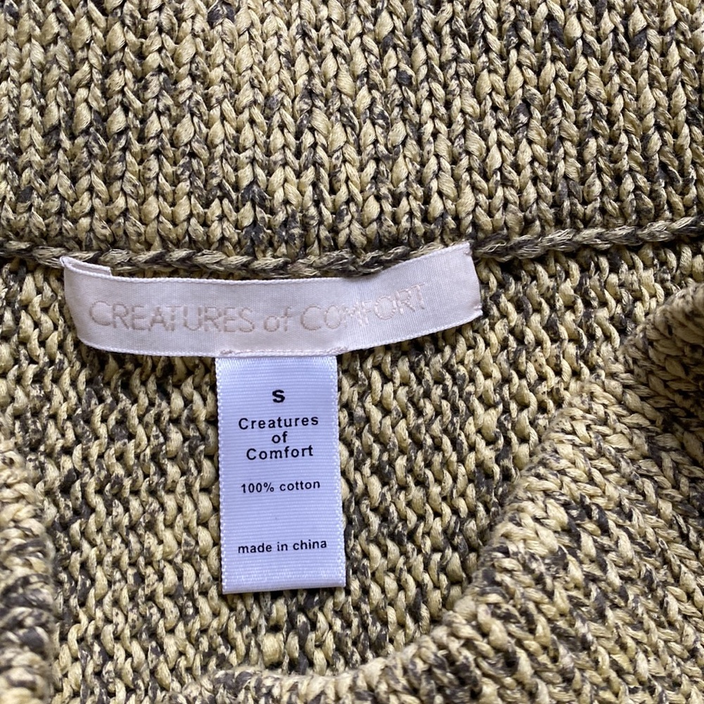 NWOT Creatures of Comfort yellow knit lounge shorts - Picture 4 of 4
